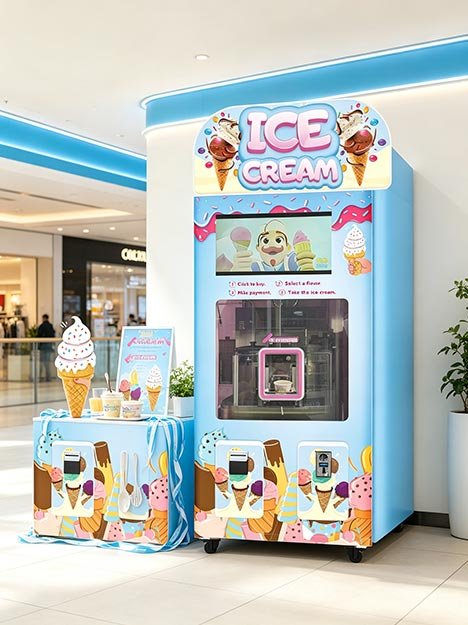 Wider Matrix WM550 ice cream vending machine