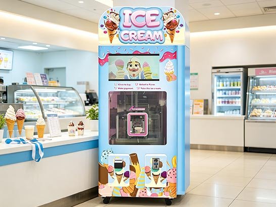 Wider Matrix WM550 ice cream vending machine