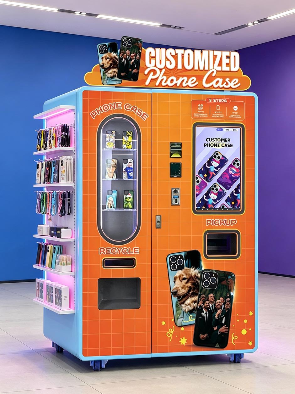 Wider Matrix WM880 phone case printing vending machine