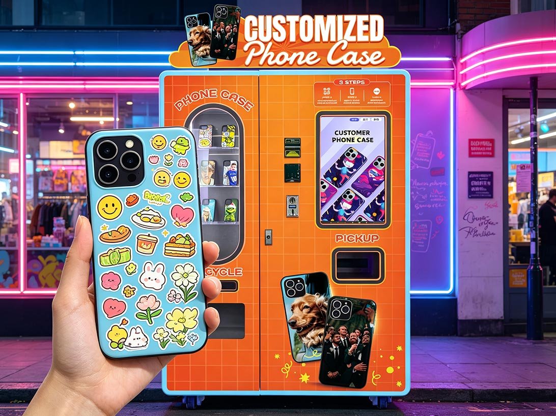 Wider Matrix WM880 phone case printing vending machine