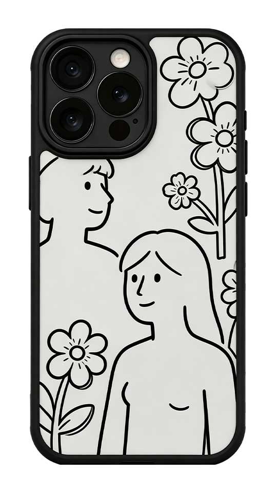 Custom printed phone case design